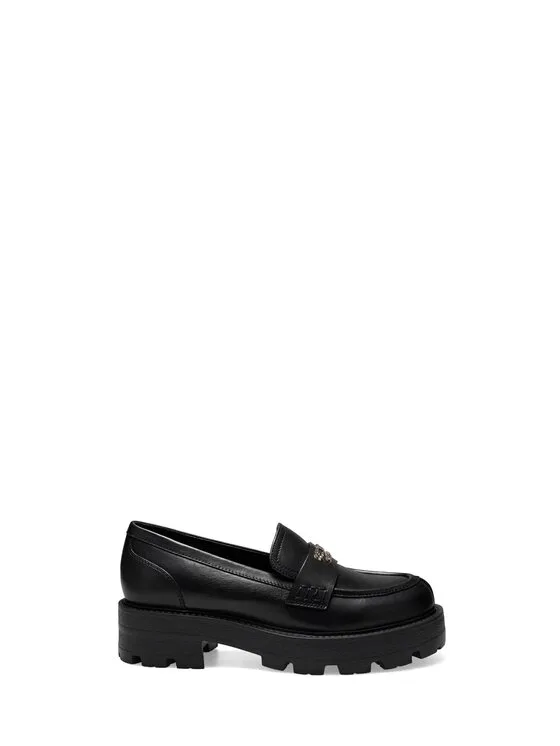 Дамски лоуфъри Guess Flfyam LEA14 черни – Черен
