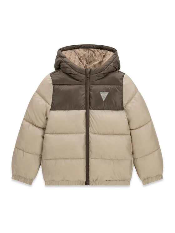Guess Преходно яке N6YL01 W2656 Бежов Regular Fit – Мъжки преходни якета