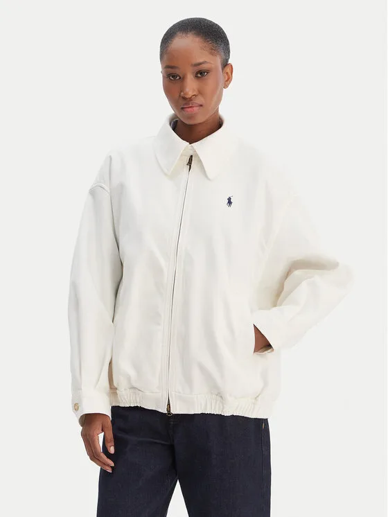 Polo Ralph Lauren Преходно яке 211A96311001 Екрю Oversize – Кремав – Дамски преходни якета