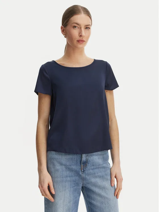 Rinascimento Блуза CFC0127880003 Тъмносин Regular Fit – Дамски блузи