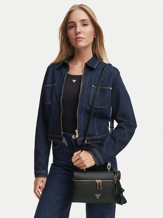 Guess Дамска чанта Danielle Mini HWZG22 27770 Черен – Дамски чанти