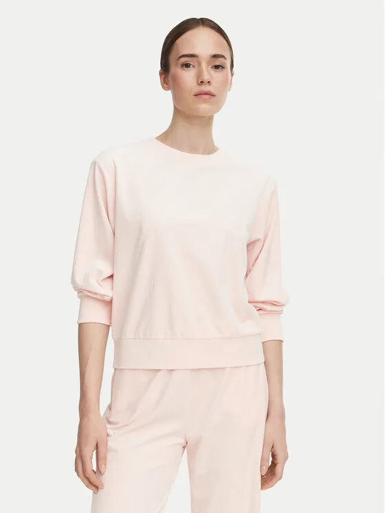 Guess Суитшърт O6BQ02 K5062 Светлорозов Regular Fit – Дамски суитшърти без цип