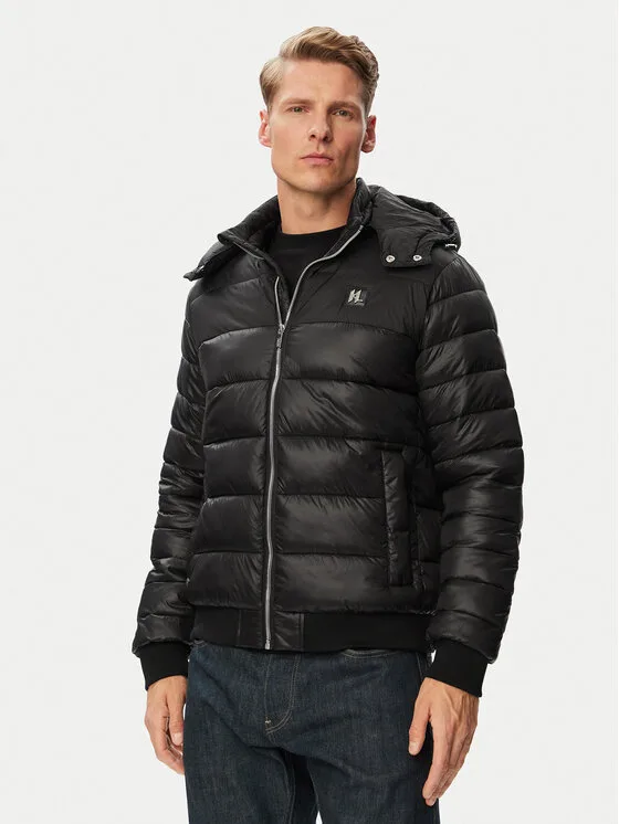 KARL LAGERFELD Зимно яке 505023 563590 Черен Regular Fit – Мъжки зимни якета
