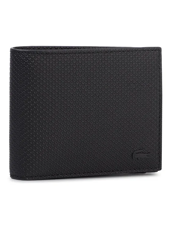 Lacoste Портфейл Billfold Zip Case NH2826CE Черен – Мъжки портмонета