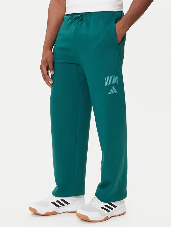 adidas Долнище анцуг Collegiate JM9178 Зелен Regular Fit – Мъжки спортни панталони