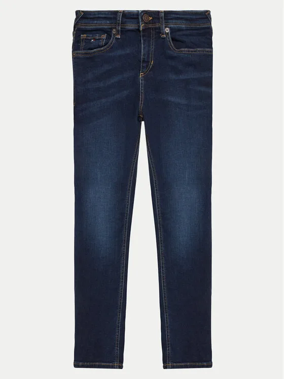 Tommy Hilfiger Дънки KB0KB08752 S Тъмносин Regular Fit – Детски дънки