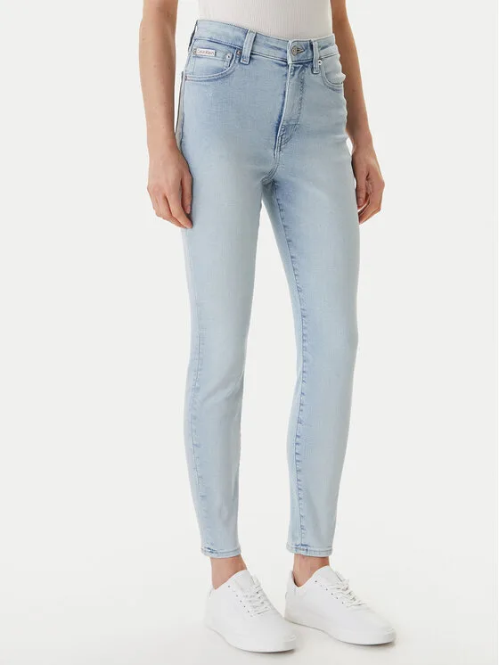 Calvin Klein Jeans Дънки LV047F667G Син Skinny Fit – Дамски skinny дънки