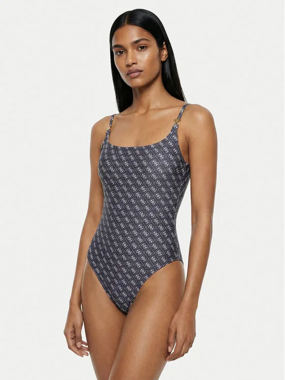 Дамски цял бански Guess KCBJ0 тъмносин – Дамски цели бански