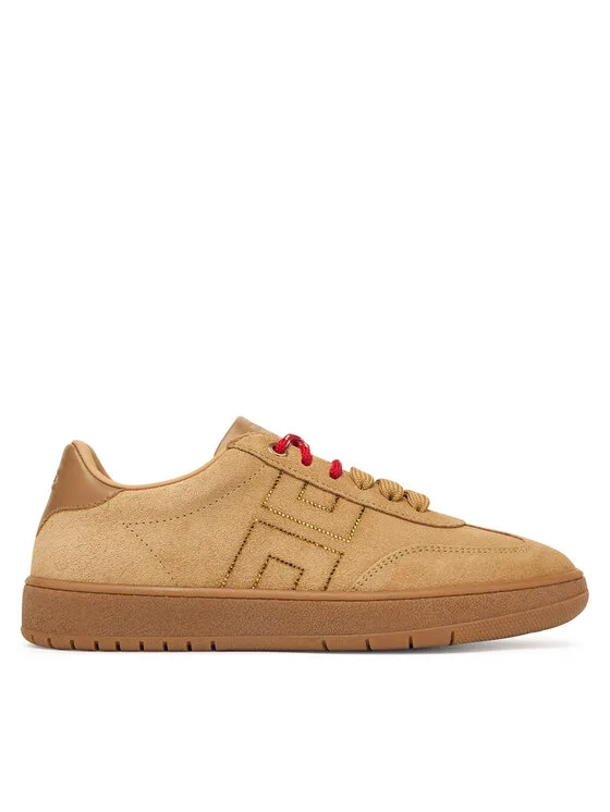 Elisabetta Franchi Сникърси F4A9-E0665-0071 Бежов – Маратонки