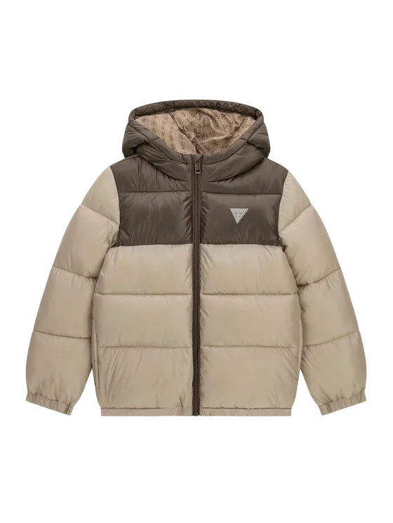 Guess Преходно яке L6YL01 W2655 Бежов Regular Fit – Мъжки преходни якета