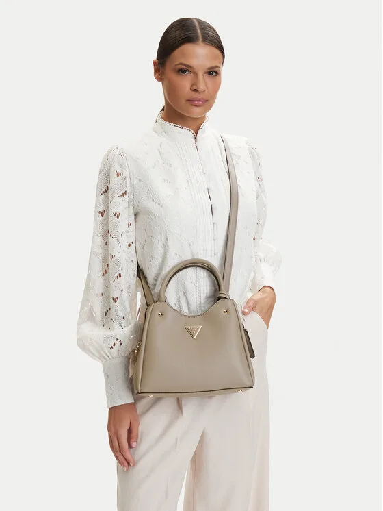 Guess Дамска чанта Meridian II HWBG69 74050 Бежов – Дамски чанти