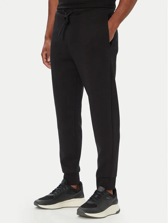 BOSS Долнище анцуг Hadiko 50565748 Черен Regular Fit – Мъжки спортни панталони