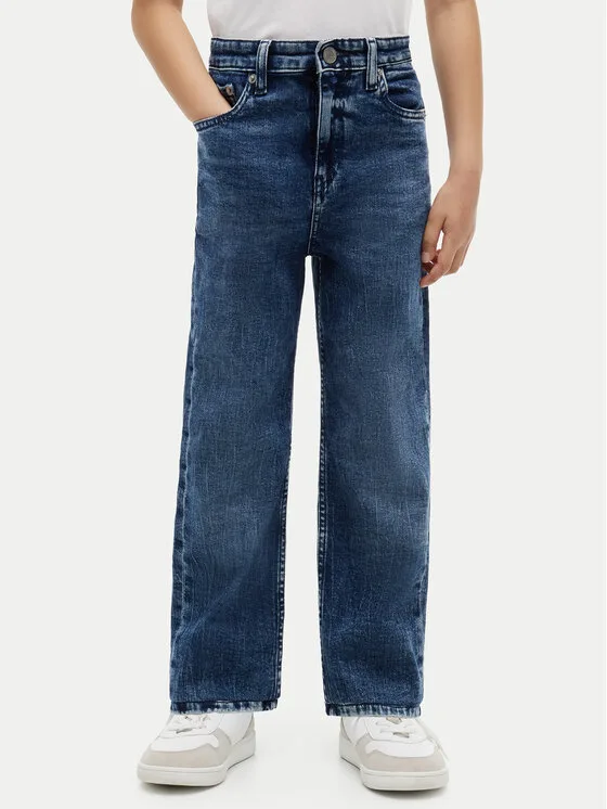 Детски дънки Tommy Hilfiger Americana сини