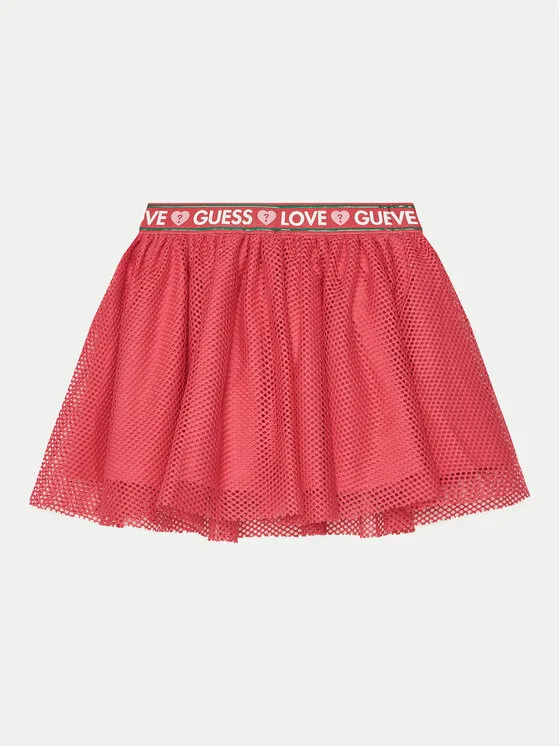 Guess Пола K5RD05 KACZ0 Розов Regular Fit – Детски поли