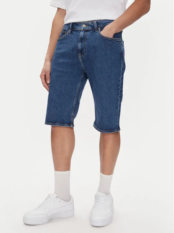 Мъжки дънкови шорти Tommy Jeans Ryan DM0DM21851 сини