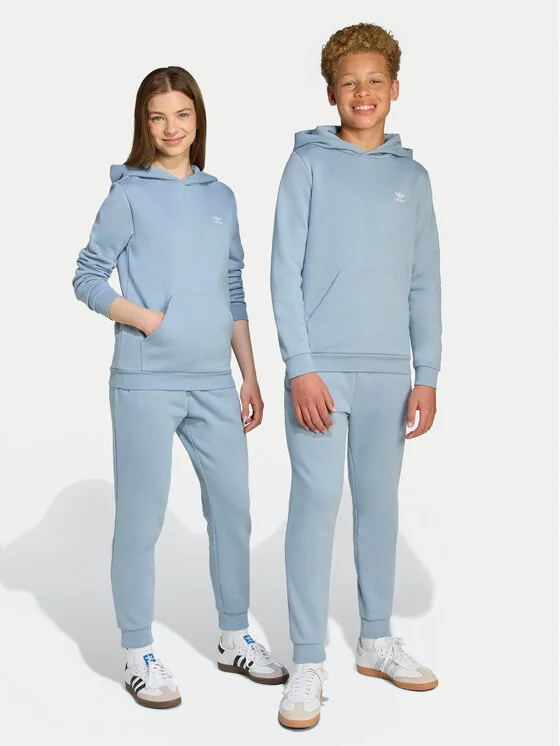 adidas Долнище анцуг JX2743 Светлосиньо Regular Fit – Детски спортни панталони