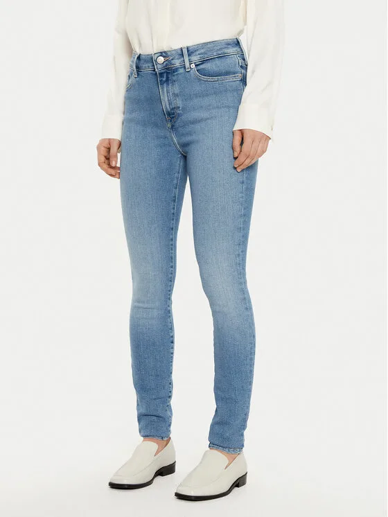 Дамски дънки Tommy Hilfiger Harlem сини – Дамски skinny дънки