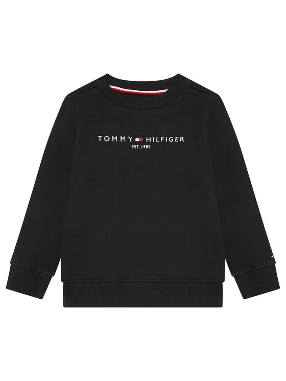 Tommy Hilfiger Суитшърт Essential Sweatshirt KS0KS00212 Черен Regular Fit – Мъжки суитшърти без цип