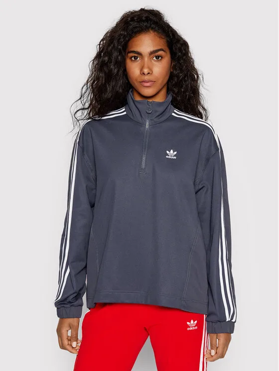 Дамски суитшърт adidas adicolor Classics тъмносин – Дамски суитшърти без цип