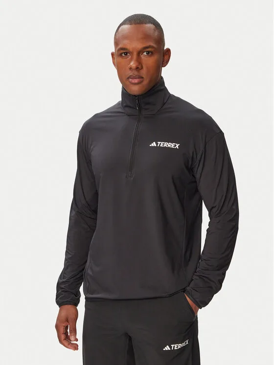 adidas Суитшърт Terrex Multi Climawarm JM0143 Черен Regular Fit – Мъжки суитшърти без цип