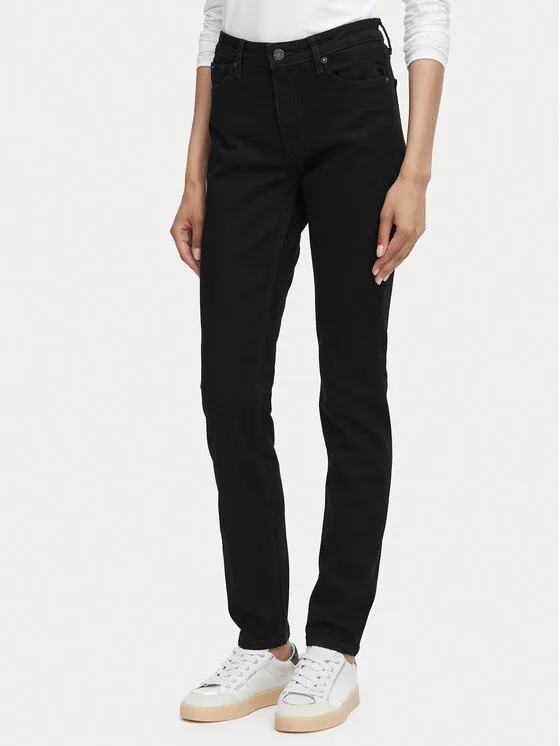 Guess Jeans Дънки W5YA92 D6311 Черен Skinny Fit – Дамски skinny дънки