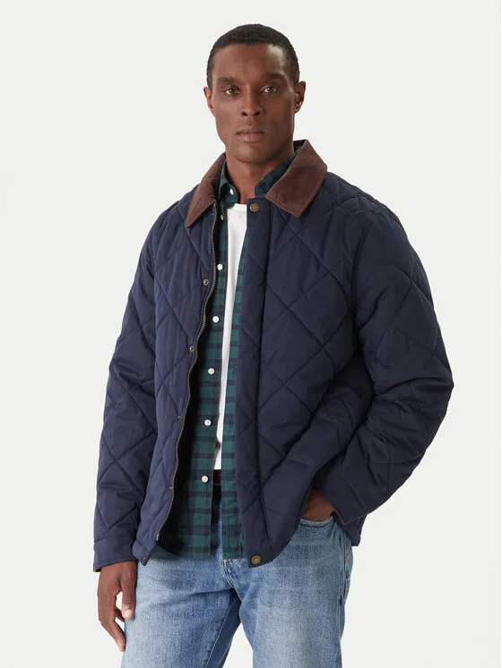 Hunter Преходно яке Ardwell HARM0003252 Тъмносин Regular Fit – Мъжки преходни якета