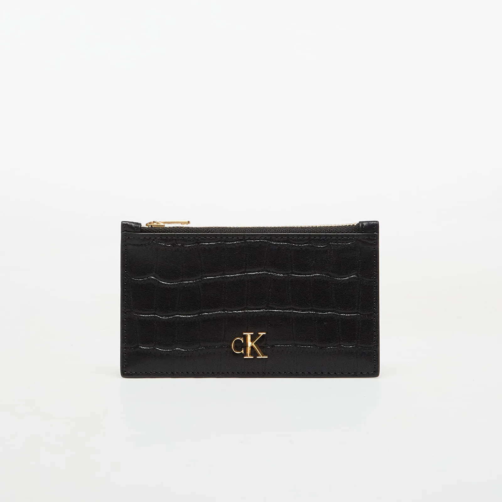 Портфейл Calvin Klein Croc 6 Cc Cardcase Black Universal – Портмонета