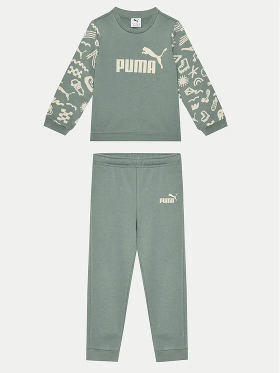 Анцуг Puma Minicats Sandy Adventures зелен – Бебешки комплекти
