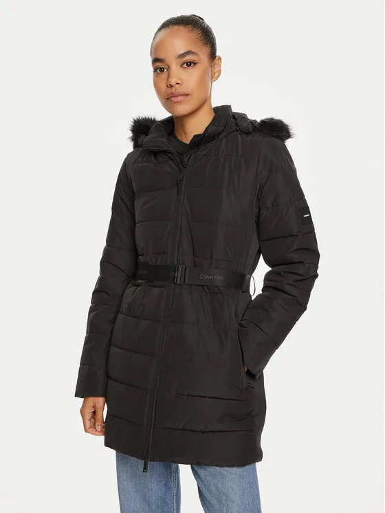 Calvin Klein Зимно яке K20K207726 Черен Regular Fit – Дамски зимни якета