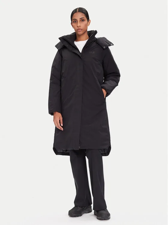 Jack Wolfskin Зимно яке Frost Haven A65090 Черен Regular Fit – Дамски зимни якета