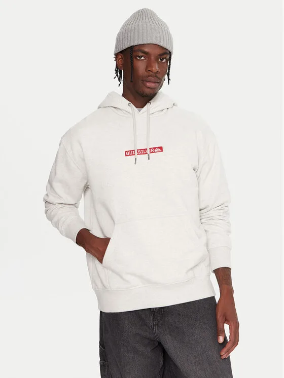 Quiksilver Суитшърт Dna EQYFT05121 Сив Oversize – Мъжки суитшърти без цип