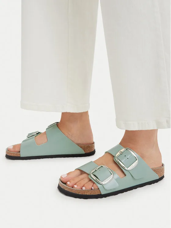 Дамски чехли Birkenstock Arizona Big Buckle Hex зелени