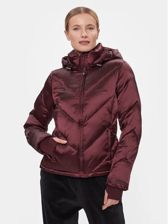 Calvin Klein Преходно яке K20K207068 Бордо Slim Fit – Дамски преходни якета