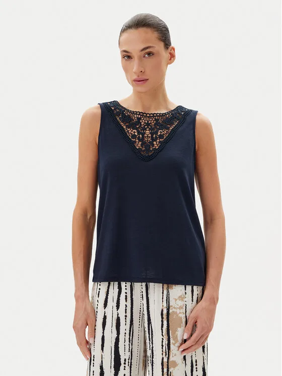 JDY топ Dodo 15296246 Тъмносин Regular Fit – Дамски топове