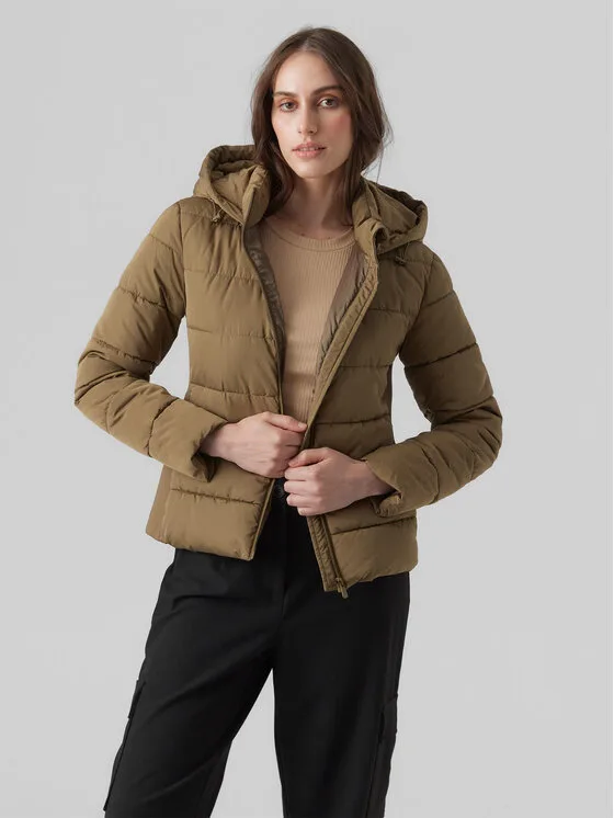 Vero Moda Зимно яке 10289837 Каки Regular Fit – Дамски зимни якета