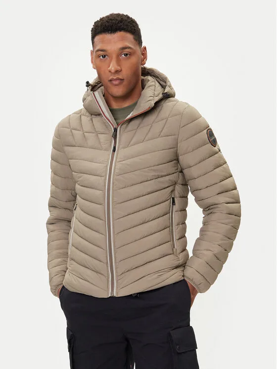 Napapijri Зимно яке A-Lapaz H NP0A4I26 Бежов Regular Fit – Мъжки зимни якета