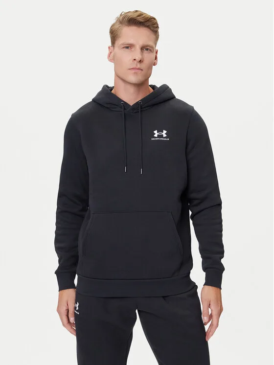 Мъжки суитшърт Under Armour UA Essential черен – Мъжки суитшърти без цип