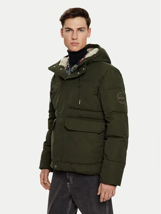 Мъжко зимно яке Jack & Jones Carl зелено – Мъжки зимни якета