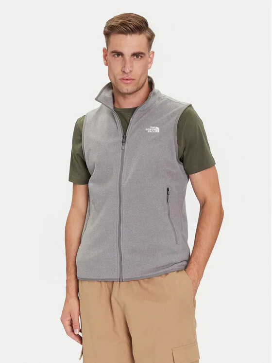 The North Face Елек Glacier NF0A8DQN Сив Regular Fit – Мъжки елеци