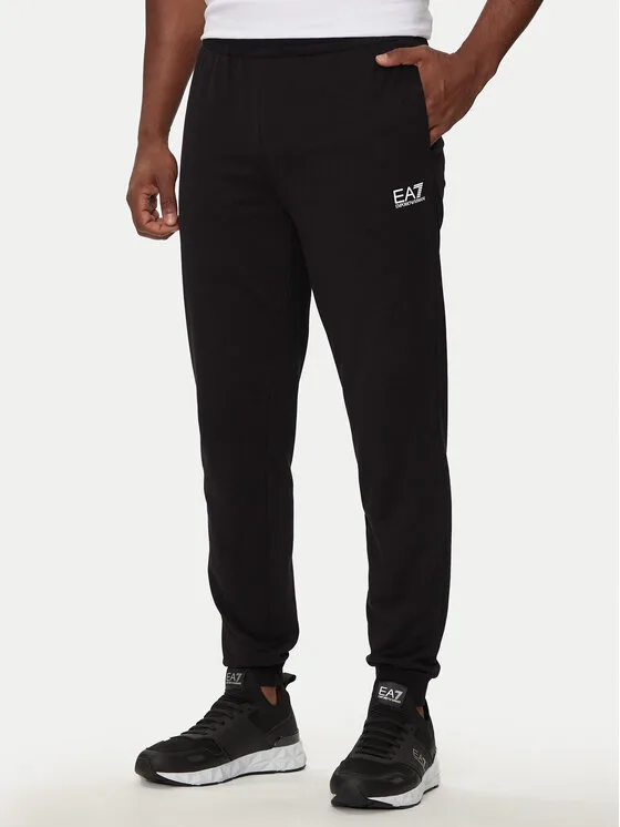 EA7 Emporio Armani Долнище анцуг 8NPP66 PJVRZ 1200 Черен Regular Fit – Мъжки спортни панталони