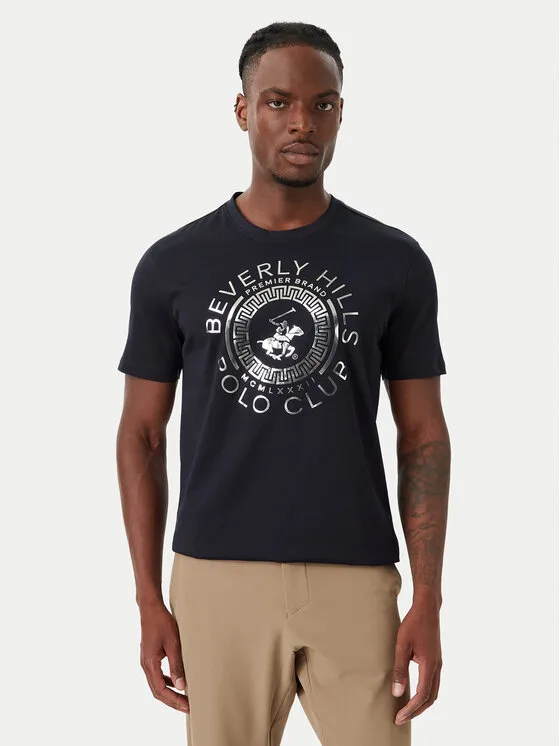 Beverly Hills Polo Club Тишърт M1342 Тъмносин Regular Fit – Мъжки тениски
