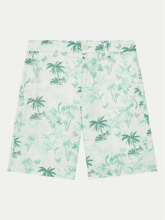 Guess Текстилни панталони L5GD20 WFBT0 Зелен Regular Fit – Мъжки текстилни панталони