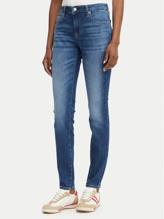 Дамски дънки Tommy Jeans Sophie DW0DW23101 тъмносини – Дамски skinny дънки