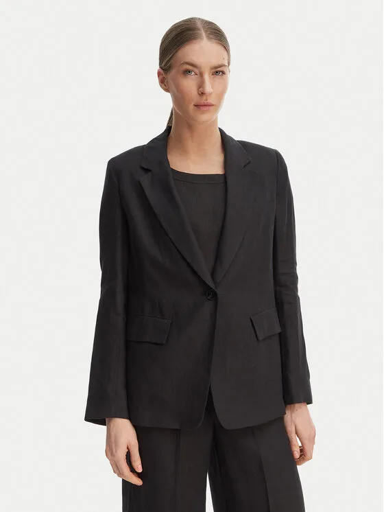 Marella Сако Emme by Marella Vincita 2615041012 Черен Regular Fit – Дамски сака и жакети