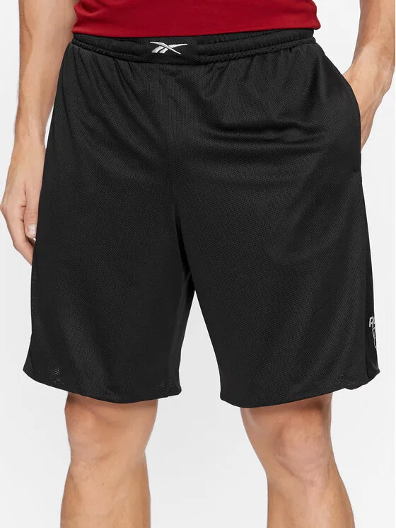 Reebok Спортни шорти Basketball II0671 Черен Regular Fit – Мъжки спортни къси панталони