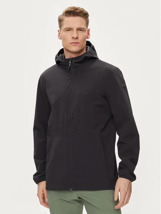 CMP Яке за дъжд 34Z5437 Черен Regular Fit – Мъжки спортни дрехи