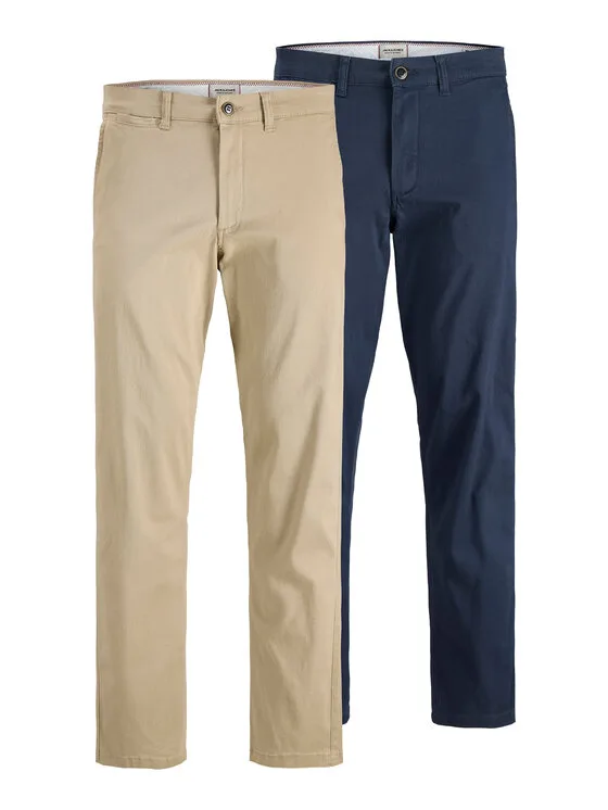 Jack & Jones Комплект панталони Kane Dave 12275705 Цветен Relaxed Fit – Мъжки чино панталони