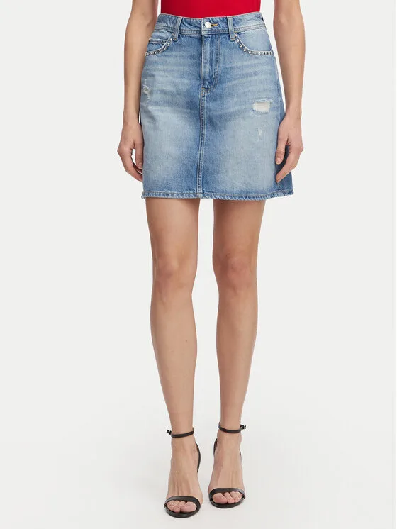 Дамска дънкова пола JOOP! Jeans Rosalie синя – Дамски дънкови поли