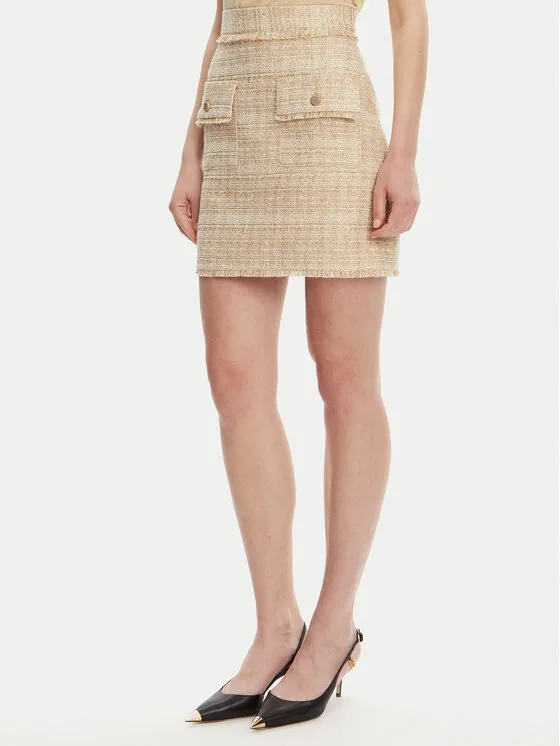 Marciano Guess Мини пола 5GGD15 7302A Бежов Regular Fit – Дамски мини поли