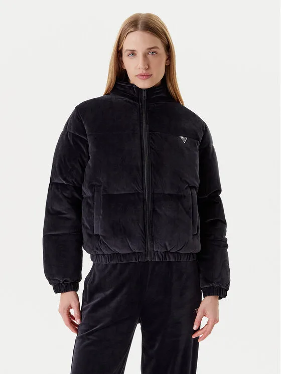 Guess Зимно яке V4BL03 K0232 Черен Regular Fit – Дамски зимни якета